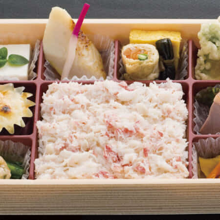 [彩弁当]ずわい蟹弁当｜千葉ニュータウンでテイクアウト・デリバリーならはな膳